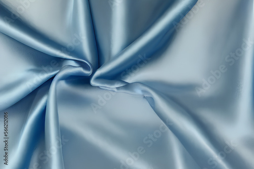 Soft light blue satin fabric texture