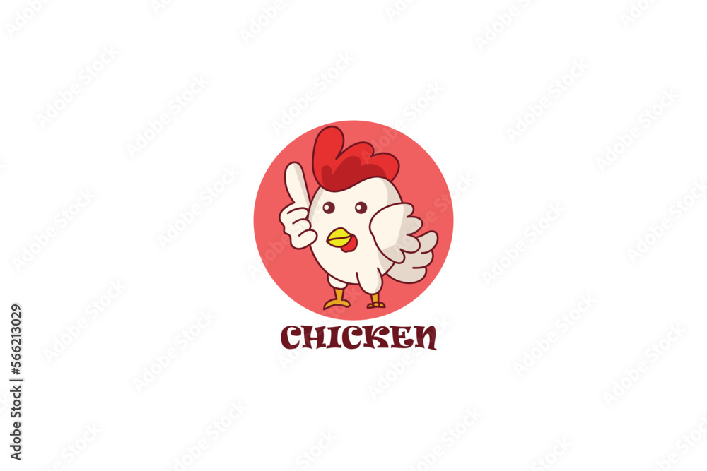 chicken character mascot