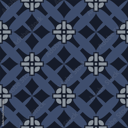 Abstract tileable geometric pattern. A seamless background, vintage texture.	