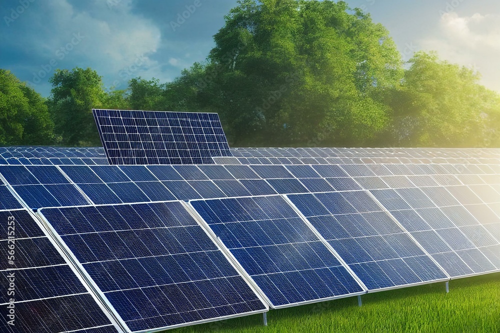 How grid net metering works for solar panels. Generative AI Stock