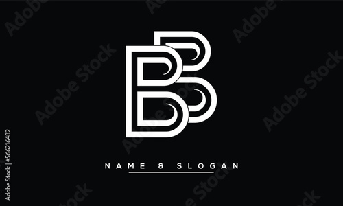 B, BB  Abstract Letters  Logo  Monogram