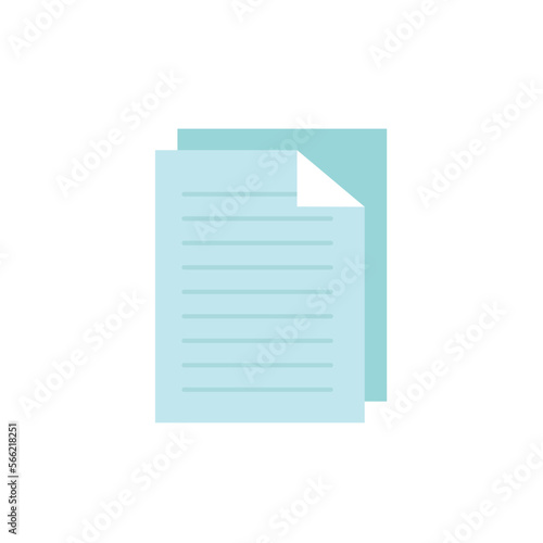 Copy icon on a white background. Flat design copy vector.