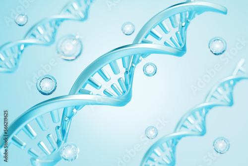 3d rendering dna title picture