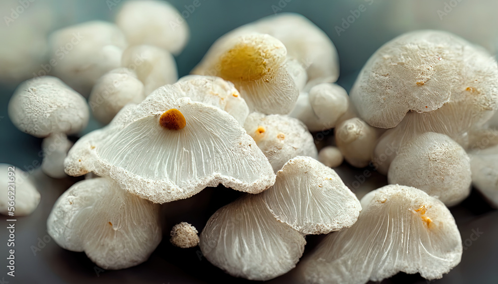 White mushrooms in bin food White mushrooms in bin food