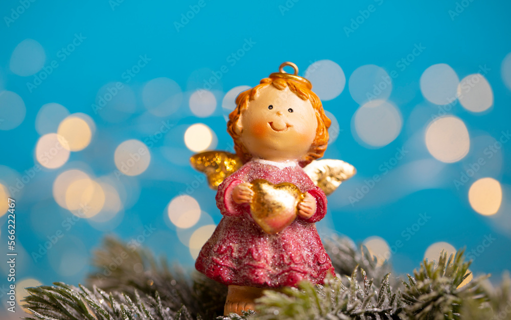 Fototapeta premium christmas tree toy. Christma toy. Decoration. Gift. Celebration. Happy. Gifts. Winter time. 