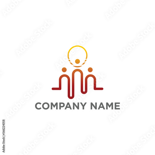 smart people logo vector, creative idea logo inspiration
