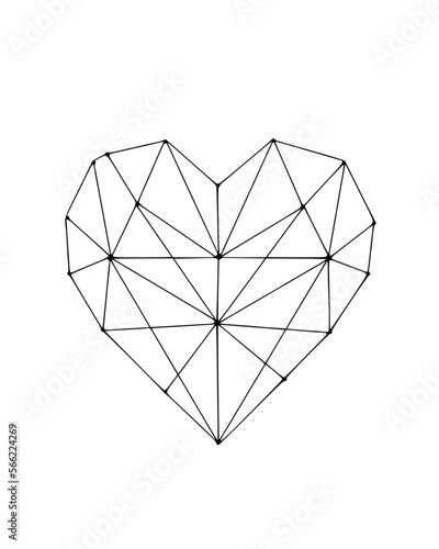 diamond heart illustration