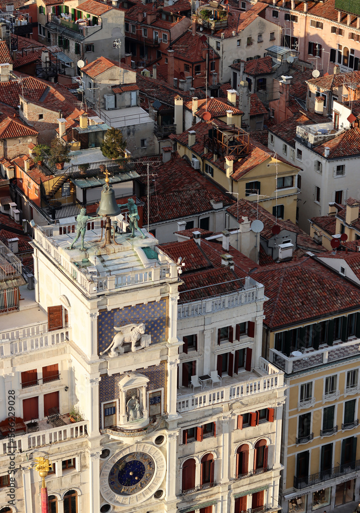 Beautiful Venice city view from above. Famous tourist destinations. Beautiful Venice city view from above. Famous tourist destinations.
