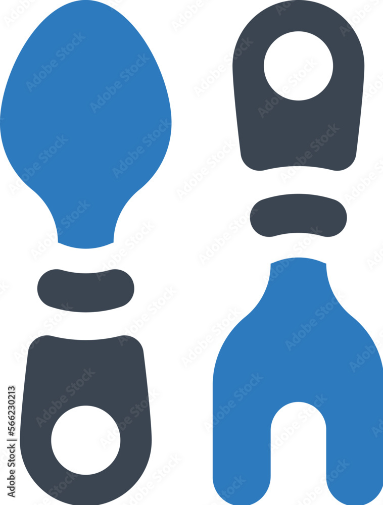 Fototapeta premium Baby spoon icon