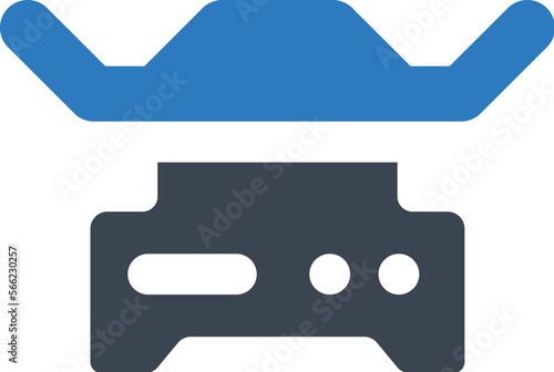 Baby weight scales icon