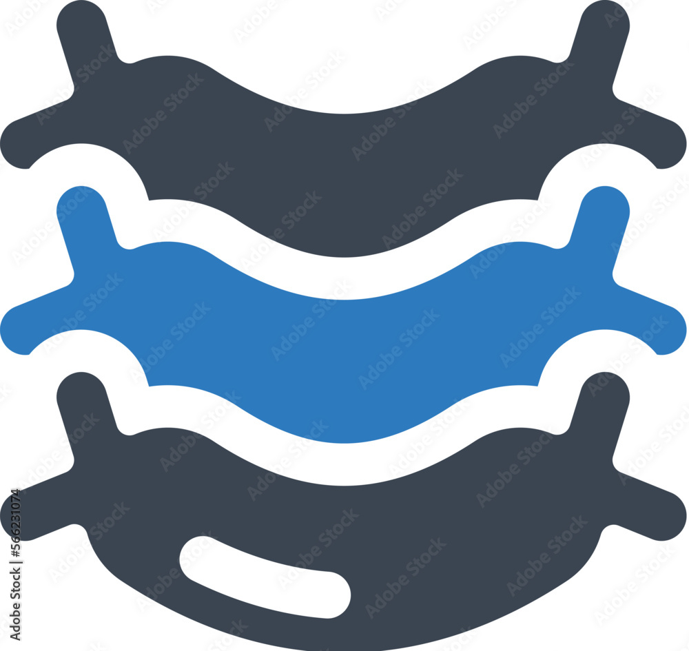 Grilled sausages icon Grilled sausages icon