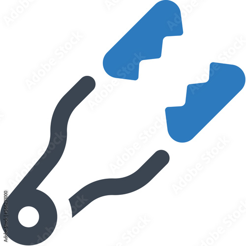 Barbecue tongs icon