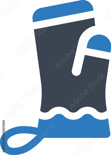 Kitchen glove icon