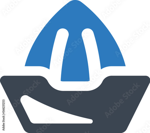 Orange squeezer icon
