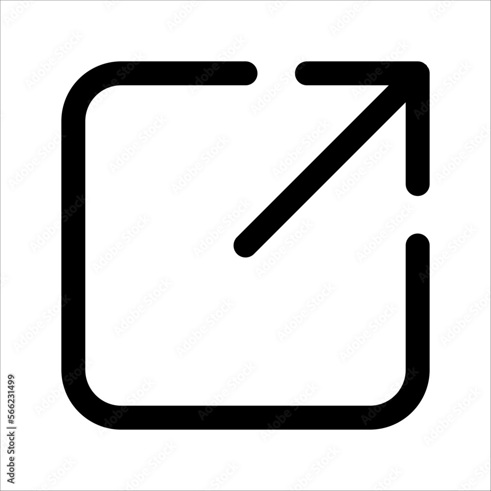Full screen icon, Expand to full screen sign and symbol. Arrows symbol. vector illustration on white background Full screen icon, Expand to full screen sign and symbol. Arrows symbol. vector illustration on white background