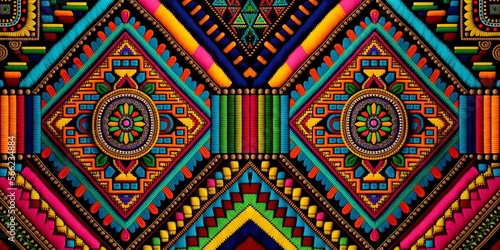 Peruvian Cloth Pattern photo