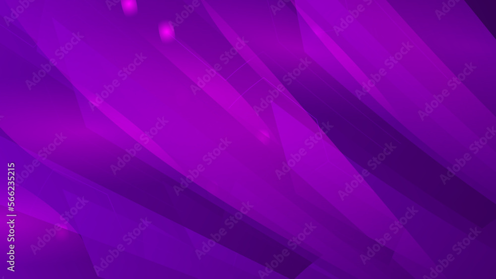 Purple striped background, purple gradient stripes. Glowing simple object, Abstract background.