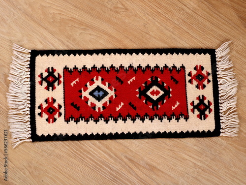 Serbian folk motifs from Pirot carpets and embroideries from old Serbia