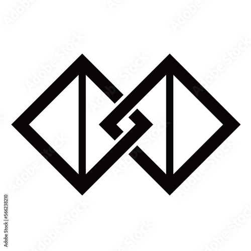 家紋です。違い枡（ます）といいます。
