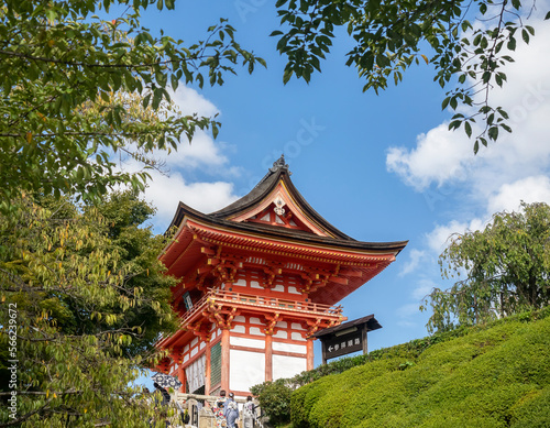 Japanese orange shrine