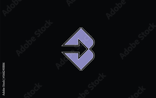 Letter B Arrow Logo
