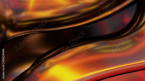 fiery red modern artistic organic bulging and metallic texture abstract dramatic modern luxurious upscale 3D rendering graphic design elemental background material