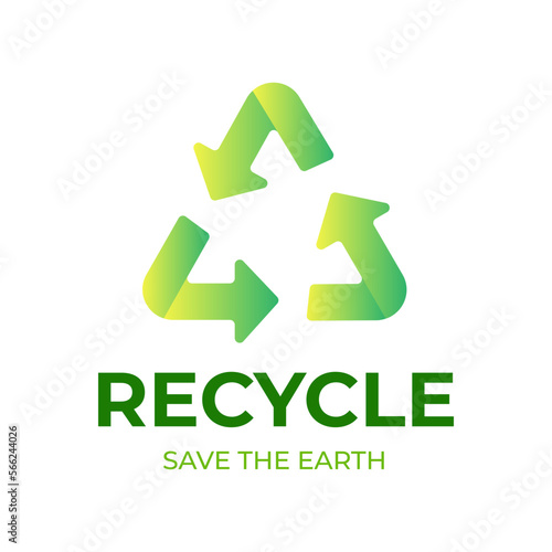 Free Download Recyclable packaging product label icon logo vector template - GFXLoad