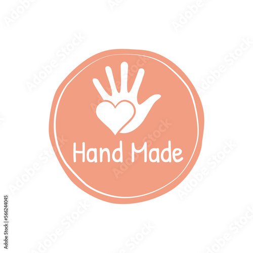 Handcrafted product label icon logo vector template