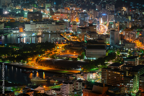 長崎の夜景の写真。