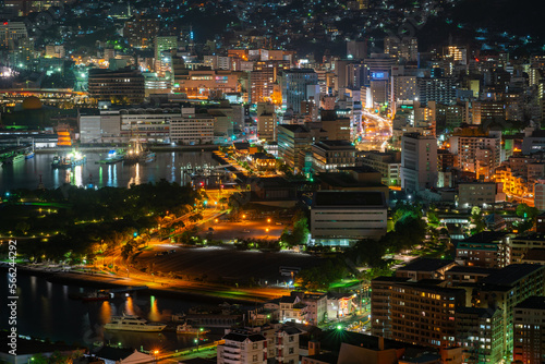 長崎の夜景の写真。