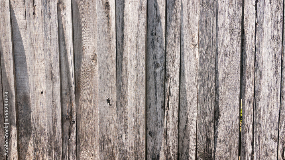 Empalizada de tablones de madera secos y grises Empalizada de tablones de madera secos y grises