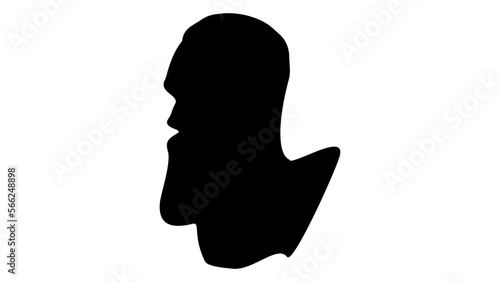 Galileo Galilei silhouette