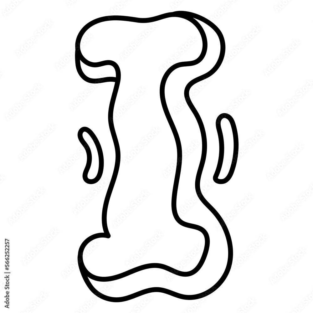 Obraz premium I line icon