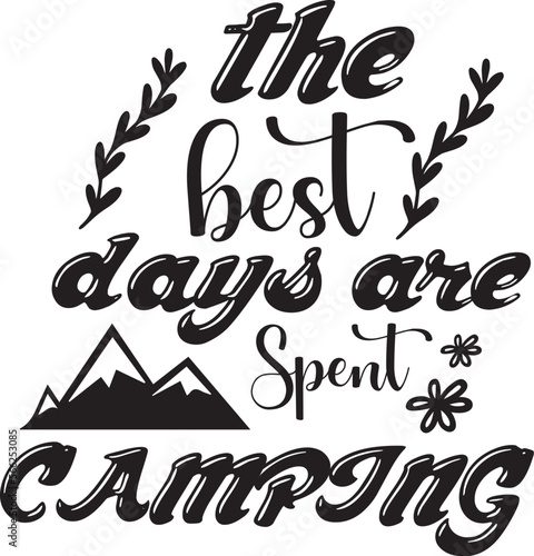 Camping svg design