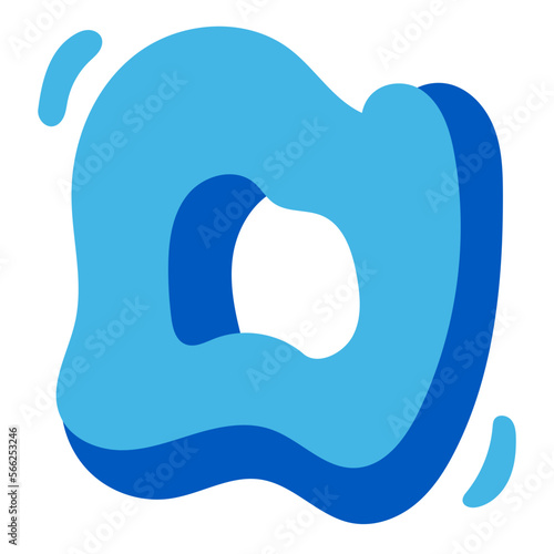 O flat icon