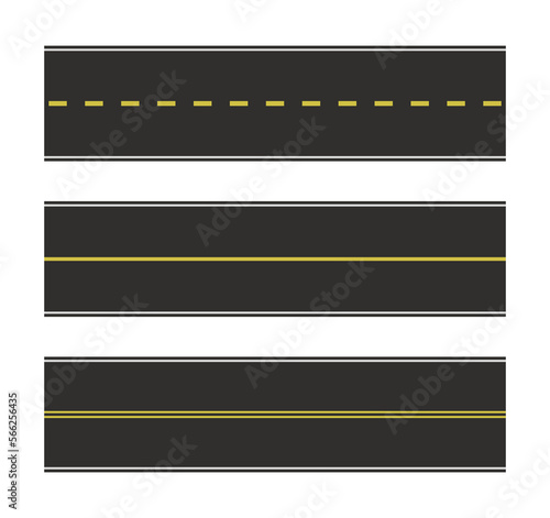 Road vector icon. Isolate on white background. vector photo