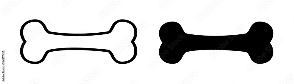 Dog bone icons. Vector Dog bone icons. Vector