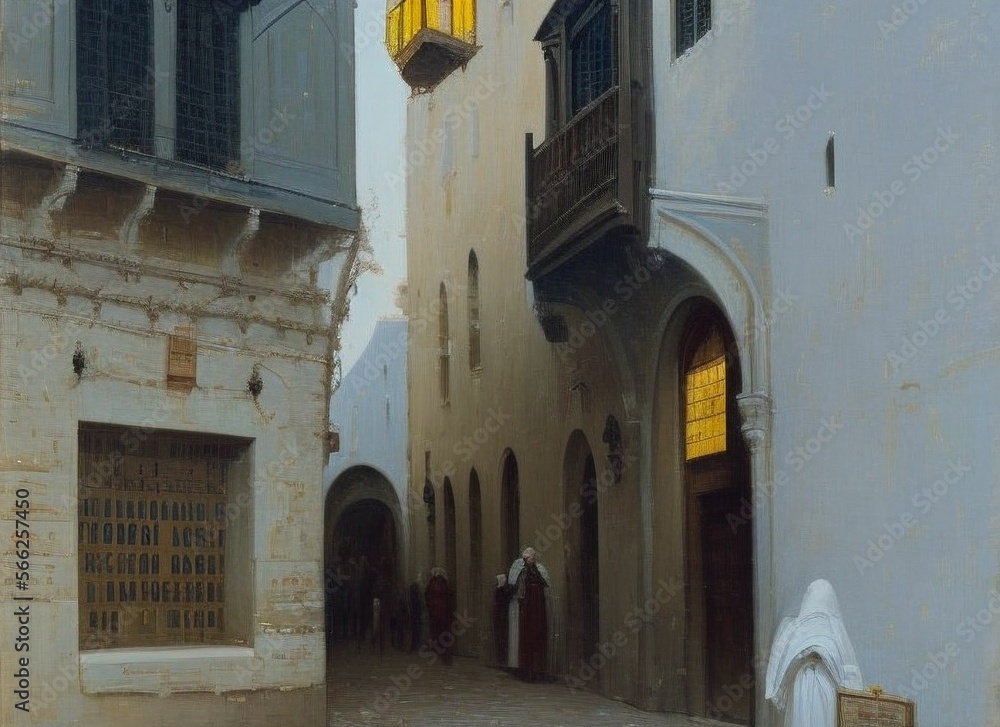 street of an north African town