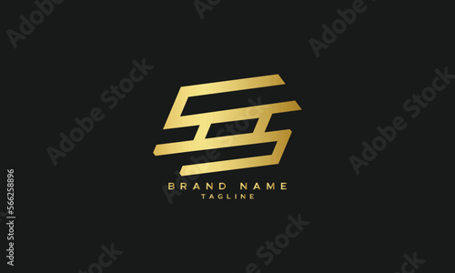 SOS, COS, COD, Abstract initial monogram letter alphabet logo design