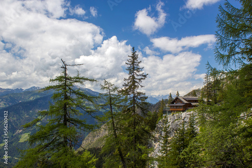 Landscape of Lienz Dolomites in Austria. Massive Alpine mountains. East Tyrol