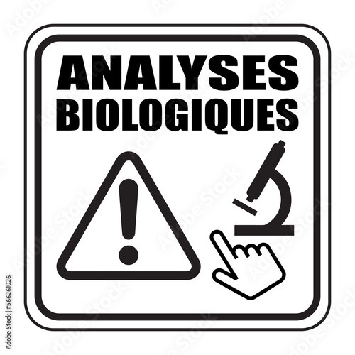 Logo analyses biologiques.