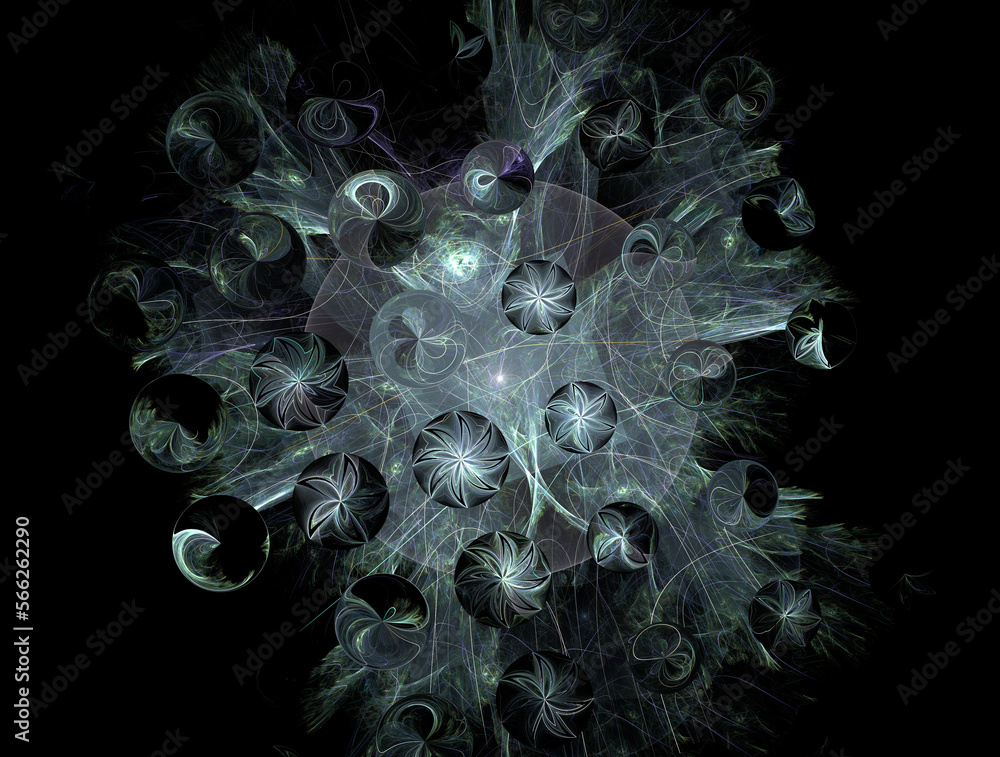 Obraz premium Imaginatory fractal abstract background Image
