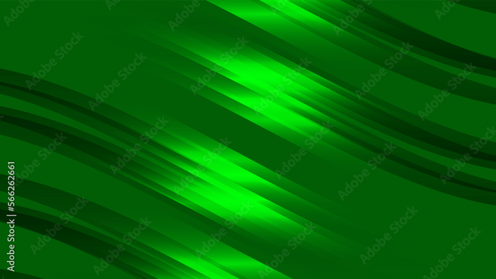 Abstract green neon background with crystals and glowing frame laser line. Fantastic virtual reality wallpaper. Futuristic Dynamic Lines. Abstract green neon background with crystals and glowing frame laser line. Fantastic virtual reality wallpaper. Futuristic Dynamic Lines.