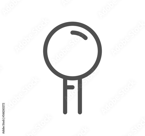 Core values related icon outline and linear vector.