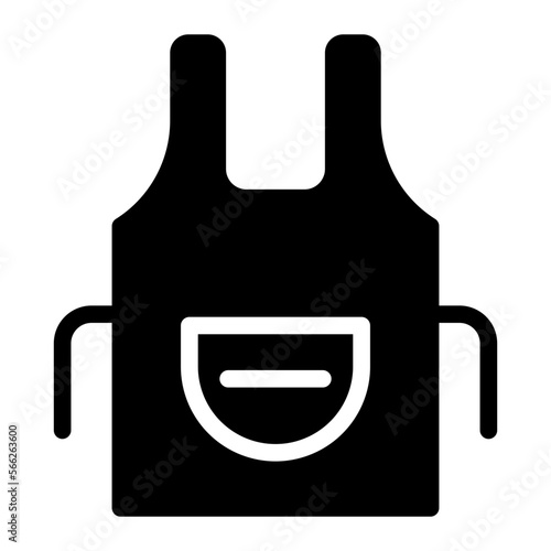 apron glyph icon