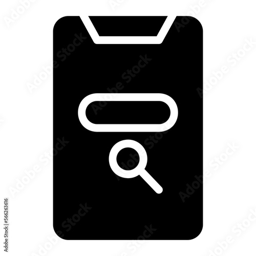 browsing glyph icon