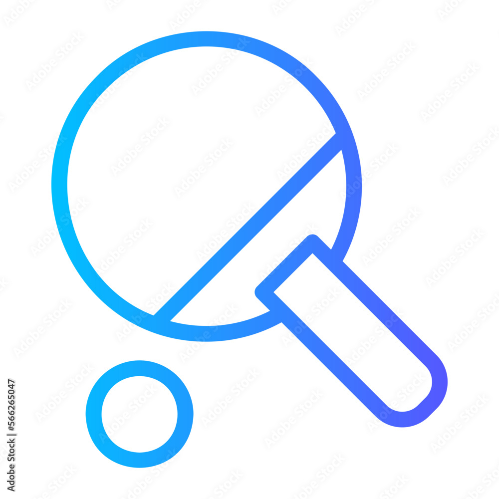 ping pong gradient icon ping pong gradient icon