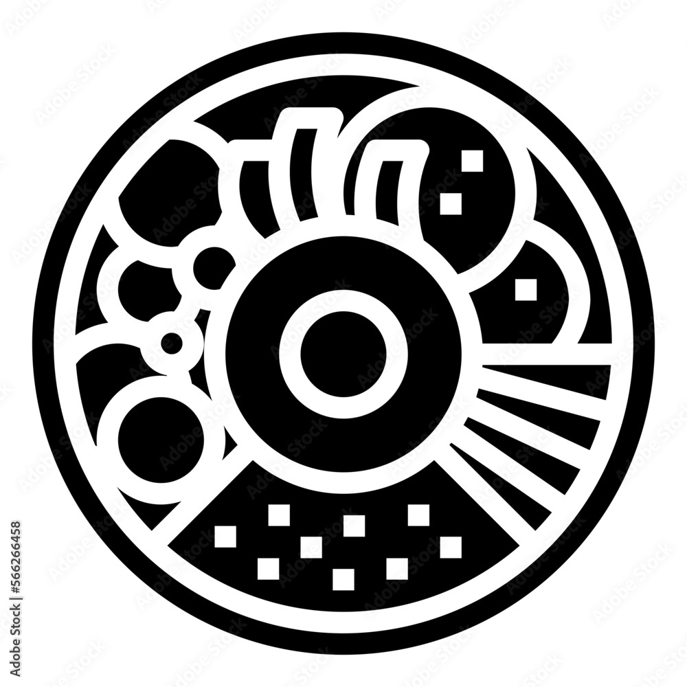 BIBIMBAP glyph icon BIBIMBAP glyph icon