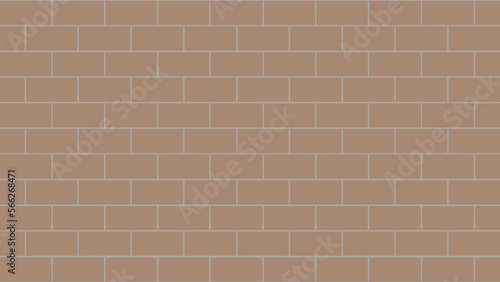 Brown brick wall as background
