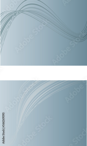 モノトーン調の水の流れのようなウェーブ背景